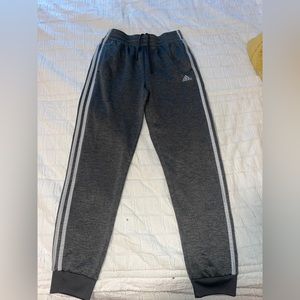 Adidas kids size large grey jogger